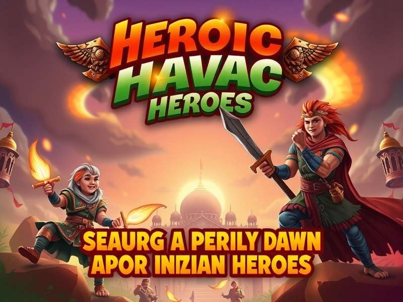 Heroic Havoc Indian Heroes Game Banner